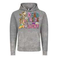 Cloud Rock easter dead inside but lucky  with skeleton Vintage Hoodie - AdoDesignShop