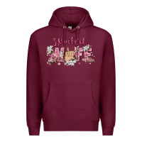 Burgundy spoiled wife Premium Hoodie - Zillion Design Studio