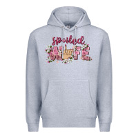 Heather Grey spoiled wife Premium Hoodie - Zillion Design Studio