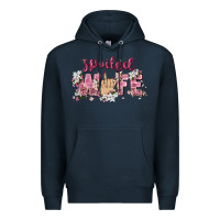 Navy spoiled wife Premium Hoodie - Zillion Design Studio