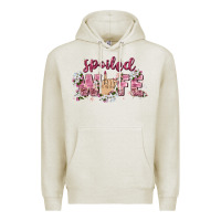 Oatmeal Heather spoiled wife Premium Hoodie - Zillion Design Studio