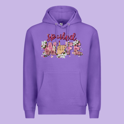 Spoiled Wife Premium Hoodie Designed By Zillion Design Studio