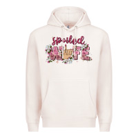Pale Pink spoiled wife Premium Hoodie - Zillion Design Studio
