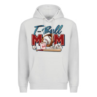 Dove Grey t ball mom Premium Hoodie - Zillion Design Studio