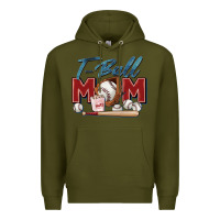 Army Green t ball mom Premium Hoodie - Zillion Design Studio