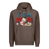 Coffee t ball mom Premium Hoodie - Zillion Design Studio