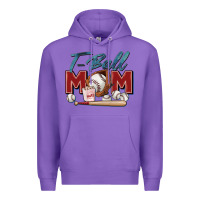 Purple t ball mom Premium Hoodie - Zillion Design Studio
