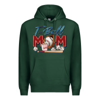 Sports Green t ball mom Premium Hoodie - Zillion Design Studio