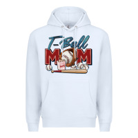 White t ball mom Premium Hoodie - Zillion Design Studio
