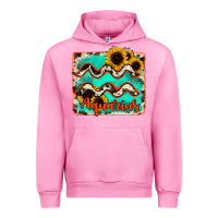 Fuchsia Pink aquarius turquoise cowhide Urban Hoodie - RanaPortraitStore