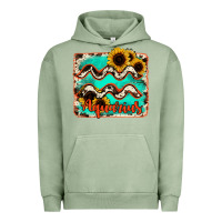 Pigment Oil Green aquarius turquoise cowhide Urban Hoodie - RanaPortraitStore