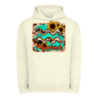 Pigment Pistachio aquarius turquoise cowhide Urban Hoodie - RanaPortraitStore