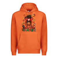 Carrot santa's favorite dispatcher afro messy bun Premium Hoodie - texasbilliewilder