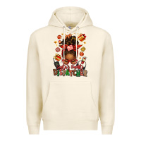 Tofu santa's favorite dispatcher afro messy bun Premium Hoodie - texasbilliewilder