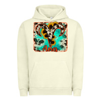 Pigment Pistachio aries turquoise cowhide Urban Hoodie - RanaPortraitStore