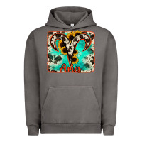 Pigment Tornado aries turquoise cowhide Urban Hoodie - RanaPortraitStore