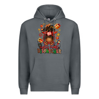 Rock santa's favorite dispatcher afro messy bun Premium Hoodie - texasbilliewilder
