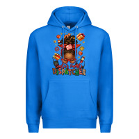 True Royal santa's favorite dispatcher afro messy bun Premium Hoodie - texasbilliewilder