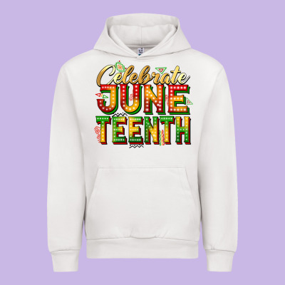 Celebrate Juneteenth Urban Hoodie Designed By Zillion Design Studio