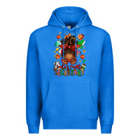 True Royal santa's favorite secretary afro messy bun Premium Hoodie - texasbilliewilder