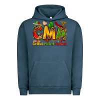 Pigment Midnight Navy Certified medical assistant juneteenth Urban Hoodie - Zillion Design Studio