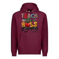 Burgundy teach like a boss Premium Hoodie - Zillion Design Studio