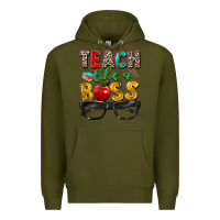 Army Green teach like a boss Premium Hoodie - Zillion Design Studio
