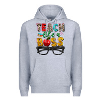 Heather Grey teach like a boss Premium Hoodie - Zillion Design Studio