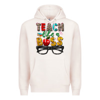 Pale Pink teach like a boss Premium Hoodie - Zillion Design Studio