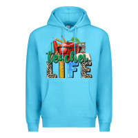 Ocean Blue teacher life Premium Hoodie - Zillion Design Studio