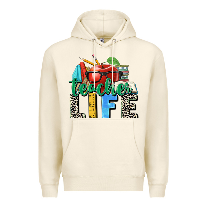 Teacher Life Premium Hoodie by Zillion Design Studio | Teevron