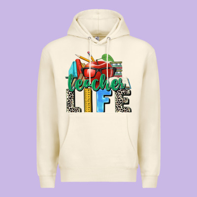 Teacher Life Premium Hoodie Designed By Zillion Design Studio