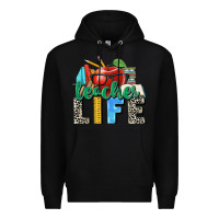 Black teacher life Premium Hoodie - Zillion Design Studio