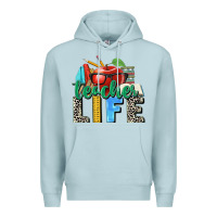 Blue Mist teacher life Premium Hoodie - Zillion Design Studio