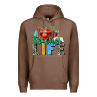 Chestnut teacher life Premium Hoodie - Zillion Design Studio