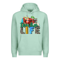 Seafoam teacher life Premium Hoodie - Zillion Design Studio