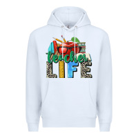 White teacher life Premium Hoodie - Zillion Design Studio