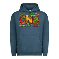 Pigment Midnight Navy Certified nursing assistant juneteenth Urban Hoodie - Zillion Design Studio