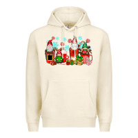 Tofu christmas gnomes coffee cups Premium Hoodie - texasbilliewilder