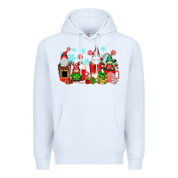 White christmas gnomes coffee cups Premium Hoodie - texasbilliewilder