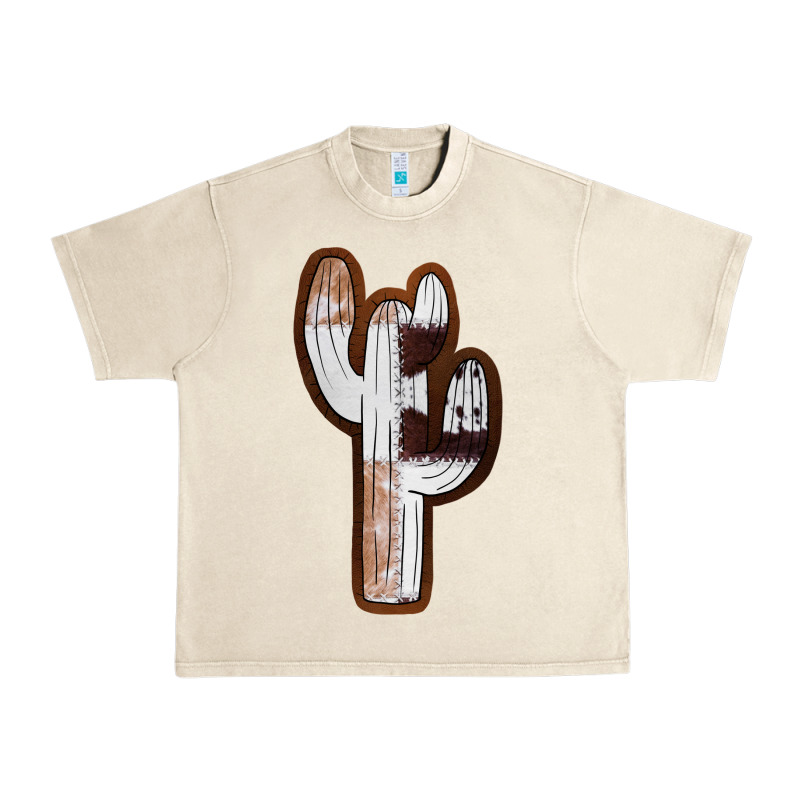 Leather Cowhide Cactus Urban Heavy Tee by RanaPortraitStore | Teevron
