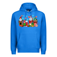 True Royal christmas gnomes coffee cups Premium Hoodie - texasbilliewilder