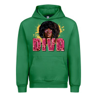Emerald Diva juneteenth Urban Hoodie - Zillion Design Studio