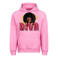 Fuchsia Pink Diva juneteenth Urban Hoodie - Zillion Design Studio