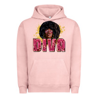 Pigment Salmon Diva juneteenth Urban Hoodie - Zillion Design Studio