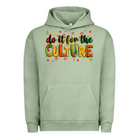 Pigment Oil Green Do it for the culture juneteenth Urban Hoodie - Zillion Design Studio