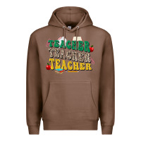 Chestnut teacher teacher teacher Premium Hoodie - Zillion Design Studio