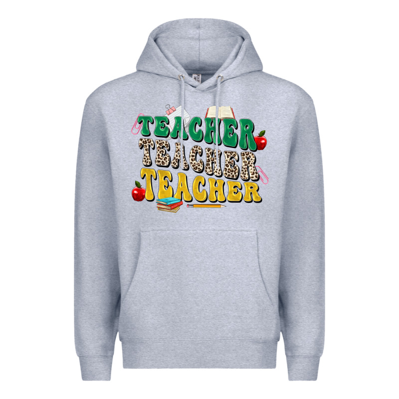 Teacher Teacher Teacher Premium Hoodie by Zillion Design Studio | Teevron