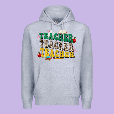Teacher Teacher Teacher Premium Hoodie Designed By Zillion Design Studio