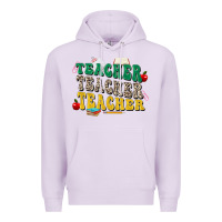 Lilac teacher teacher teacher Premium Hoodie - Zillion Design Studio